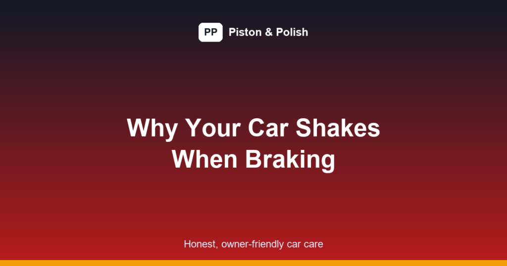 car shakes when braking featured image