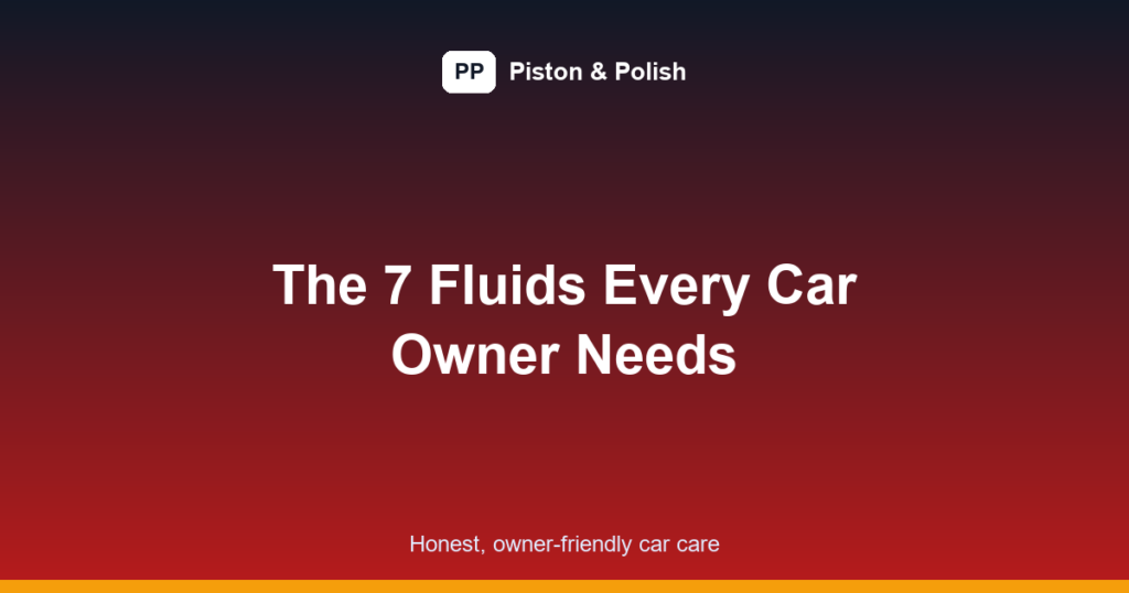 essential car fluids explained featured image