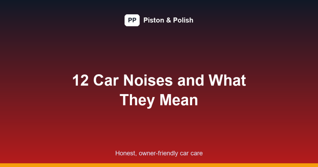 strange car noises featured image